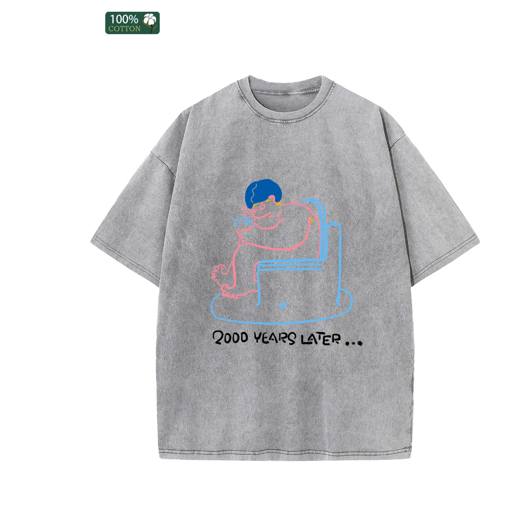 2000 Years Later Toilet -Shirley Chang T-Shirt