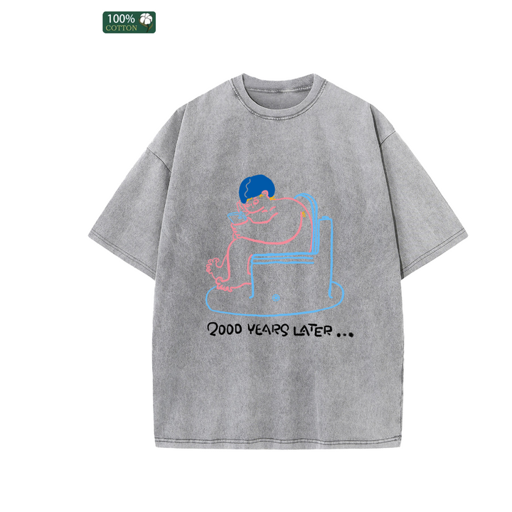 2000 Years Later Toilet -Shirley Chang T-Shirt