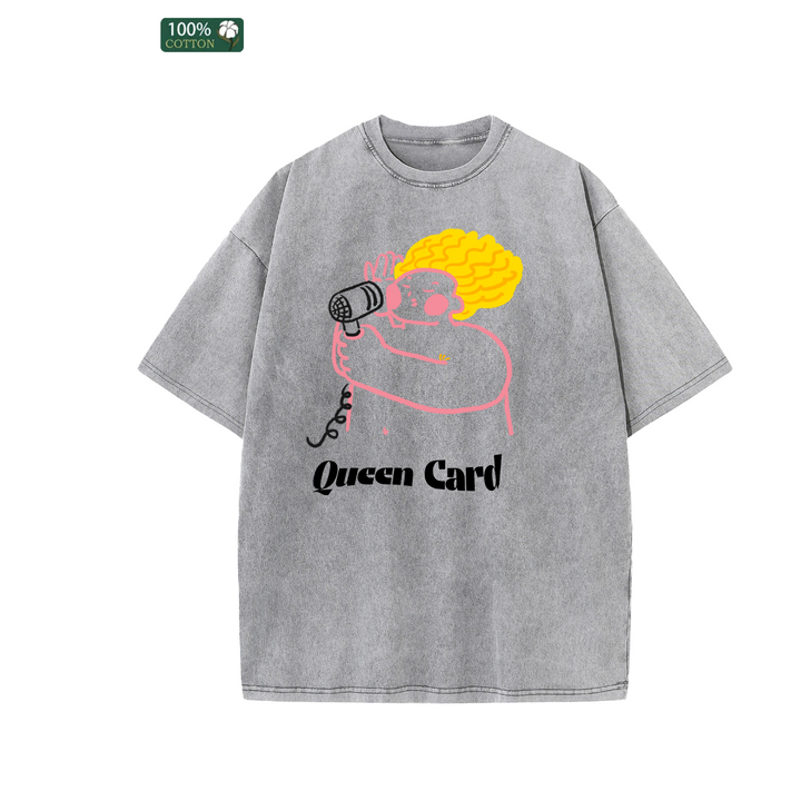 Queen Card Graphic -Shirley Chang T-Shirt