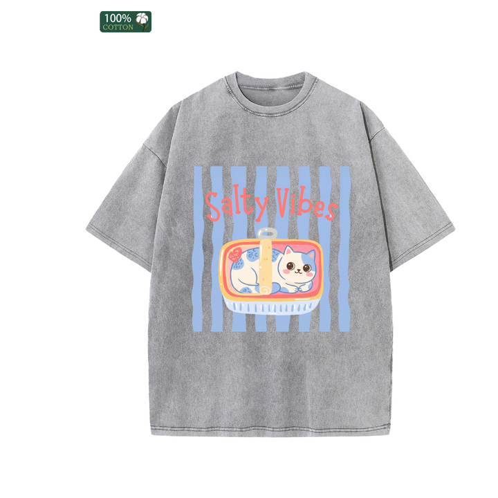Salty Vibes Cat T-Shirt