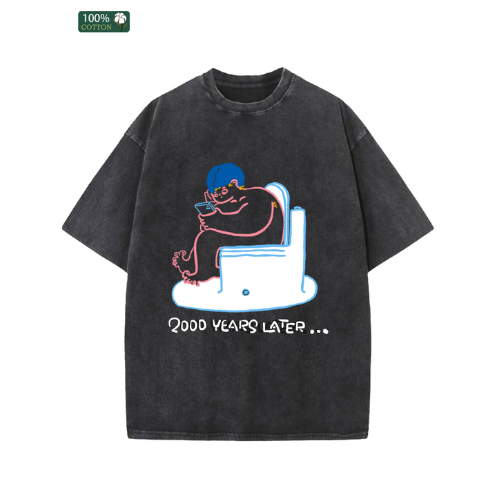 2000 Years Later Toilet -Shirley Chang T-Shirt