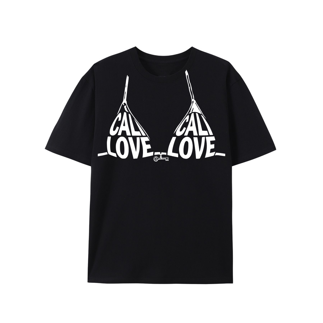 California Love Bikini Graphic T-Shirt – Summer Beach Cotton Tee