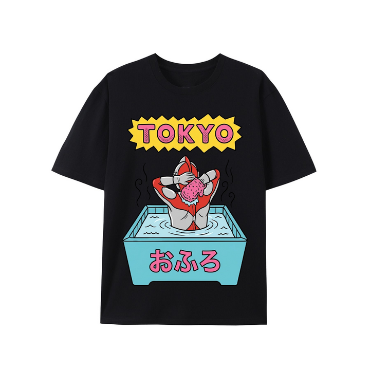 Tokyo Bath Graphic T-Shirt – Japanese Pop Art Tee