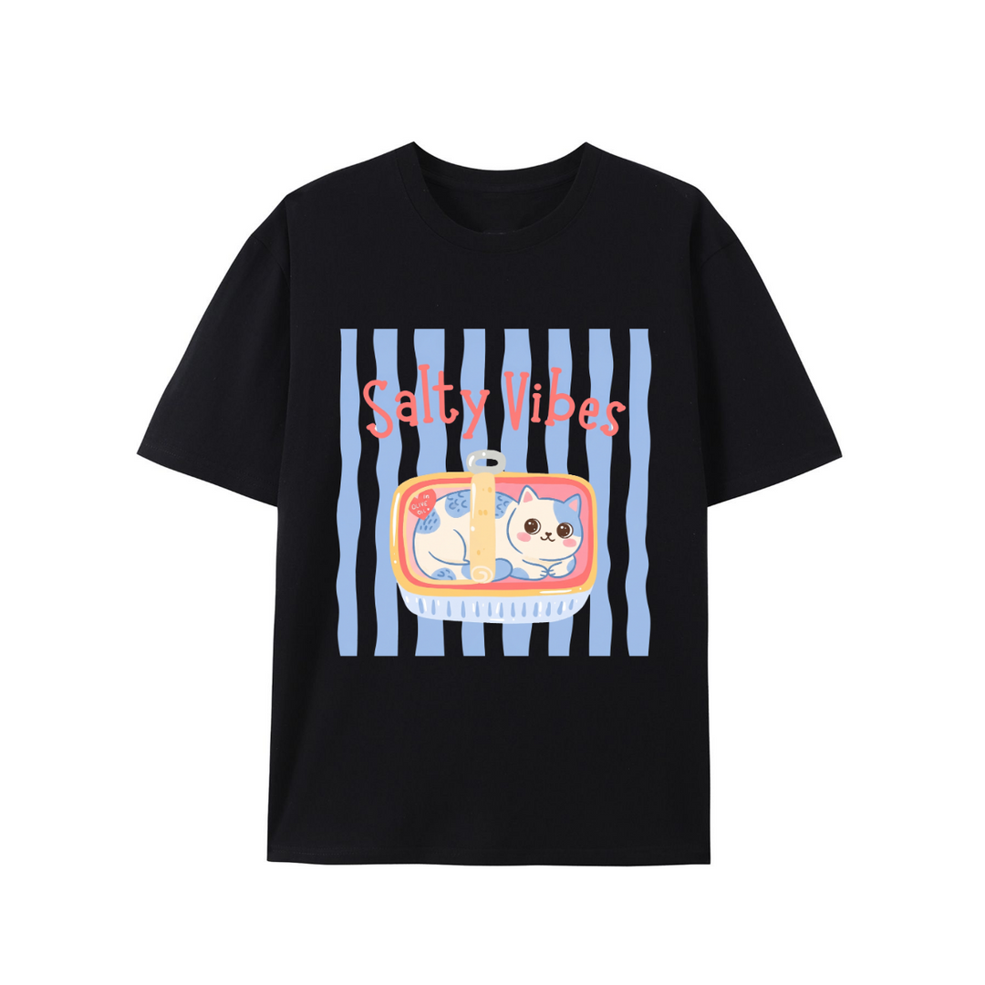 Salty Vibes Cat T-Shirt