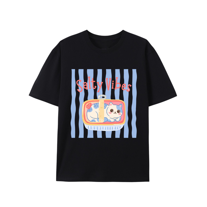 Salty Vibes Cat T-Shirt