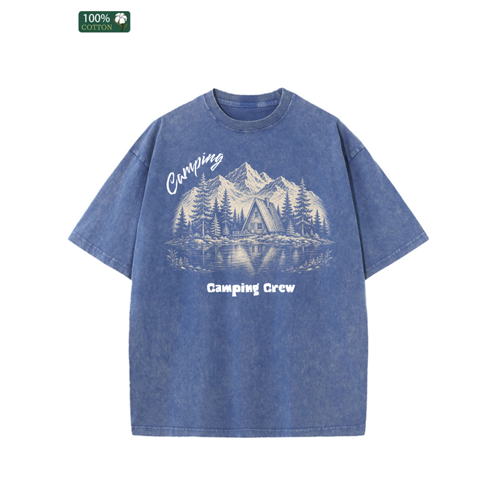 Custom Camping Hoodie | Personalised Vintage Graphic Hoodie