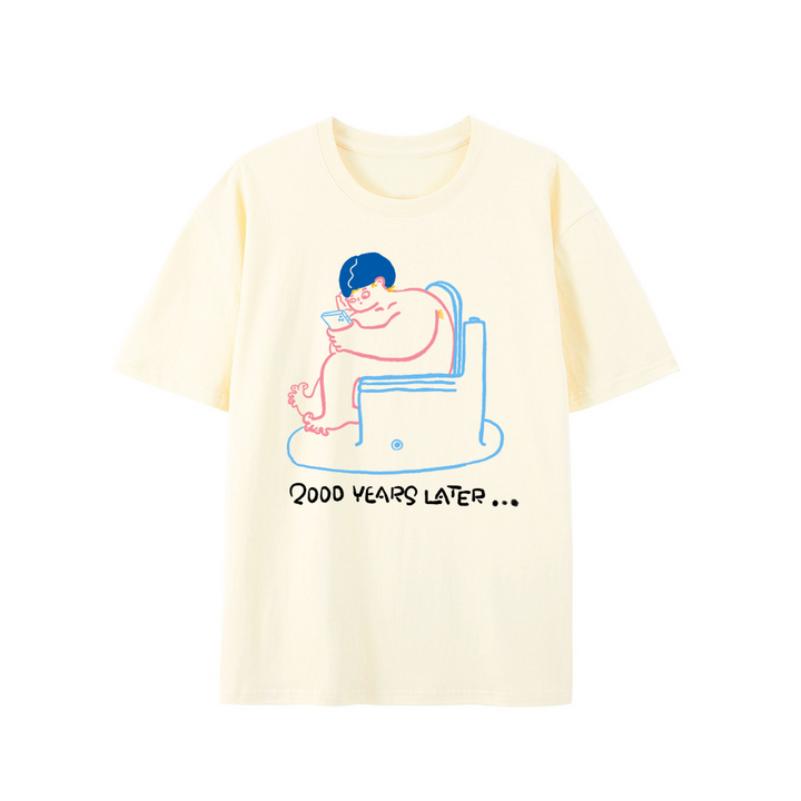 2000 Years Later Toilet -Shirley Chang T-Shirt