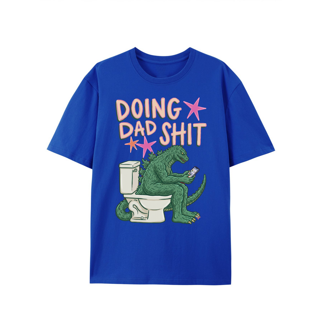 Doing Dad Shit Dinosaur Vintage T-Shirt – Funny Father’s Day Tee